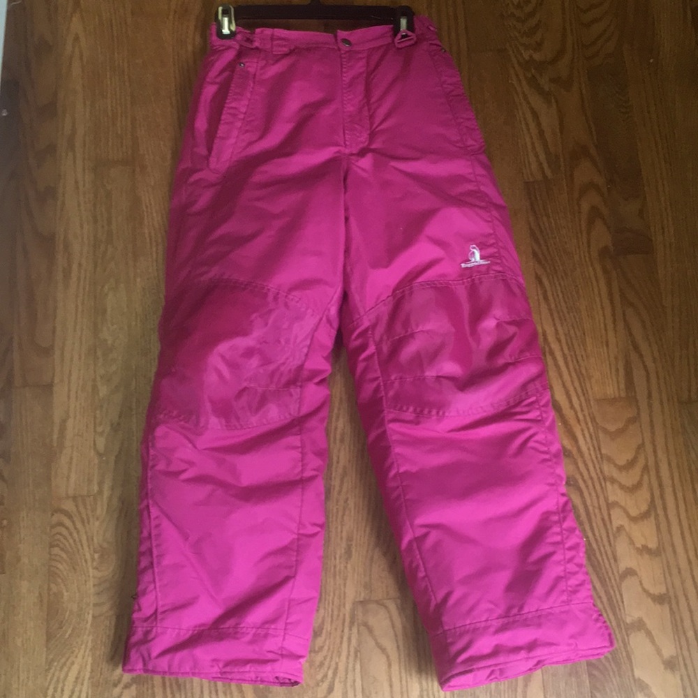Pink ski pants